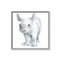 Picture of Tiny Rhino _GroupedProduct_Square_Mini_ _GroupedProduct_Square_Canvas_Framed_