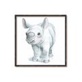 Picture of Tiny Rhino _GroupedProduct_Square_Mini_ _GroupedProduct_Square_Canvas_Framed_
