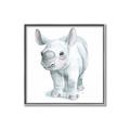 Picture of Tiny Rhino _GroupedProduct_Square_Mini_ _GroupedProduct_Square_Canvas_Framed_