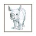 Picture of Tiny Rhino _GroupedProduct_Square_Mini_ _GroupedProduct_Square_Canvas_Framed_