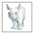 Picture of Tiny Rhino _GroupedProduct_Square_Mini_ _GroupedProduct_Square_Canvas_Framed_