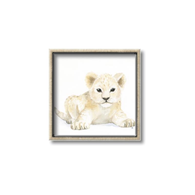 Picture of Tiny Lion _GroupedProduct_Square_Mini_ _GroupedProduct_Square_Canvas_Framed_