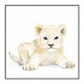 Picture of Tiny Lion _GroupedProduct_Square_Mini_ _GroupedProduct_Square_Canvas_Framed_