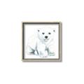 Picture of Tiny Polar Bear _GroupedProduct_Square_Mini_ _GroupedProduct_Square_Canvas_Framed_