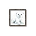 Picture of Tiny Polar Bear _GroupedProduct_Square_Mini_ _GroupedProduct_Square_Canvas_Framed_