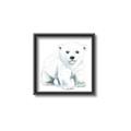 Picture of Tiny Polar Bear _GroupedProduct_Square_Mini_ _GroupedProduct_Square_Canvas_Framed_
