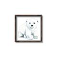 Picture of Tiny Polar Bear _GroupedProduct_Square_Mini_ _GroupedProduct_Square_Canvas_Framed_