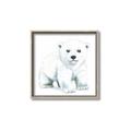 Picture of Tiny Polar Bear _GroupedProduct_Square_Mini_ _GroupedProduct_Square_Canvas_Framed_
