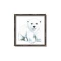 Picture of Tiny Polar Bear _GroupedProduct_Square_Mini_ _GroupedProduct_Square_Canvas_Framed_