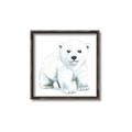 Picture of Tiny Polar Bear _GroupedProduct_Square_Mini_ _GroupedProduct_Square_Canvas_Framed_