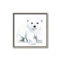 Picture of Tiny Polar Bear _GroupedProduct_Square_Mini_ _GroupedProduct_Square_Canvas_Framed_