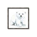Picture of Tiny Polar Bear _GroupedProduct_Square_Mini_ _GroupedProduct_Square_Canvas_Framed_