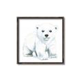 Picture of Tiny Polar Bear _GroupedProduct_Square_Mini_ _GroupedProduct_Square_Canvas_Framed_