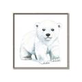 Picture of Tiny Polar Bear _GroupedProduct_Square_Mini_ _GroupedProduct_Square_Canvas_Framed_