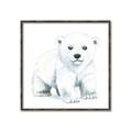 Picture of Tiny Polar Bear _GroupedProduct_Square_Mini_ _GroupedProduct_Square_Canvas_Framed_