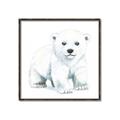 Picture of Tiny Polar Bear _GroupedProduct_Square_Mini_ _GroupedProduct_Square_Canvas_Framed_
