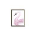 Picture of Pink Swan _GroupedProduct_Rectangle_Portrait_Mini_ _GroupedProduct_Rectangle_Portrait_Canvas_Framed_