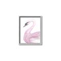 Picture of Pink Swan _GroupedProduct_Rectangle_Portrait_Mini_ _GroupedProduct_Rectangle_Portrait_Canvas_Framed_