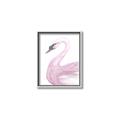 Picture of Pink Swan _GroupedProduct_Rectangle_Portrait_Mini_ _GroupedProduct_Rectangle_Portrait_Canvas_Framed_