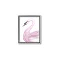 Picture of Pink Swan _GroupedProduct_Rectangle_Portrait_Mini_ _GroupedProduct_Rectangle_Portrait_Canvas_Framed_