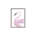 Picture of Pink Swan _GroupedProduct_Rectangle_Portrait_Mini_ _GroupedProduct_Rectangle_Portrait_Canvas_Framed_
