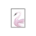 Picture of Pink Swan _GroupedProduct_Rectangle_Portrait_Mini_ _GroupedProduct_Rectangle_Portrait_Canvas_Framed_