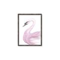 Picture of Pink Swan _GroupedProduct_Rectangle_Portrait_Mini_ _GroupedProduct_Rectangle_Portrait_Canvas_Framed_