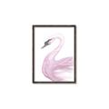 Picture of Pink Swan _GroupedProduct_Rectangle_Portrait_Mini_ _GroupedProduct_Rectangle_Portrait_Canvas_Framed_