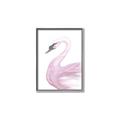 Picture of Pink Swan _GroupedProduct_Rectangle_Portrait_Mini_ _GroupedProduct_Rectangle_Portrait_Canvas_Framed_