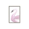 Picture of Pink Swan _GroupedProduct_Rectangle_Portrait_Mini_ _GroupedProduct_Rectangle_Portrait_Canvas_Framed_