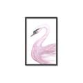 Picture of Pink Swan _GroupedProduct_Rectangle_Portrait_Mini_ _GroupedProduct_Rectangle_Portrait_Canvas_Framed_