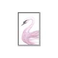 Picture of Pink Swan _GroupedProduct_Rectangle_Portrait_Mini_ _GroupedProduct_Rectangle_Portrait_Canvas_Framed_
