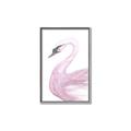 Picture of Pink Swan _GroupedProduct_Rectangle_Portrait_Mini_ _GroupedProduct_Rectangle_Portrait_Canvas_Framed_