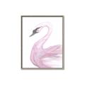 Picture of Pink Swan _GroupedProduct_Rectangle_Portrait_Mini_ _GroupedProduct_Rectangle_Portrait_Canvas_Framed_