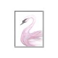 Picture of Pink Swan _GroupedProduct_Rectangle_Portrait_Mini_ _GroupedProduct_Rectangle_Portrait_Canvas_Framed_