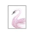 Picture of Pink Swan _GroupedProduct_Rectangle_Portrait_Mini_ _GroupedProduct_Rectangle_Portrait_Canvas_Framed_