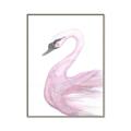 Picture of Pink Swan _GroupedProduct_Rectangle_Portrait_Mini_ _GroupedProduct_Rectangle_Portrait_Canvas_Framed_