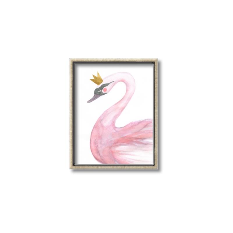 Picture of Pink Swan Queen  _GroupedProduct_Rectangle_Portrait_Mini_ _GroupedProduct_Rectangle_Portrait_Canvas_Framed_