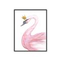 Picture of Pink Swan Queen  _GroupedProduct_Rectangle_Portrait_Mini_ _GroupedProduct_Rectangle_Portrait_Canvas_Framed_