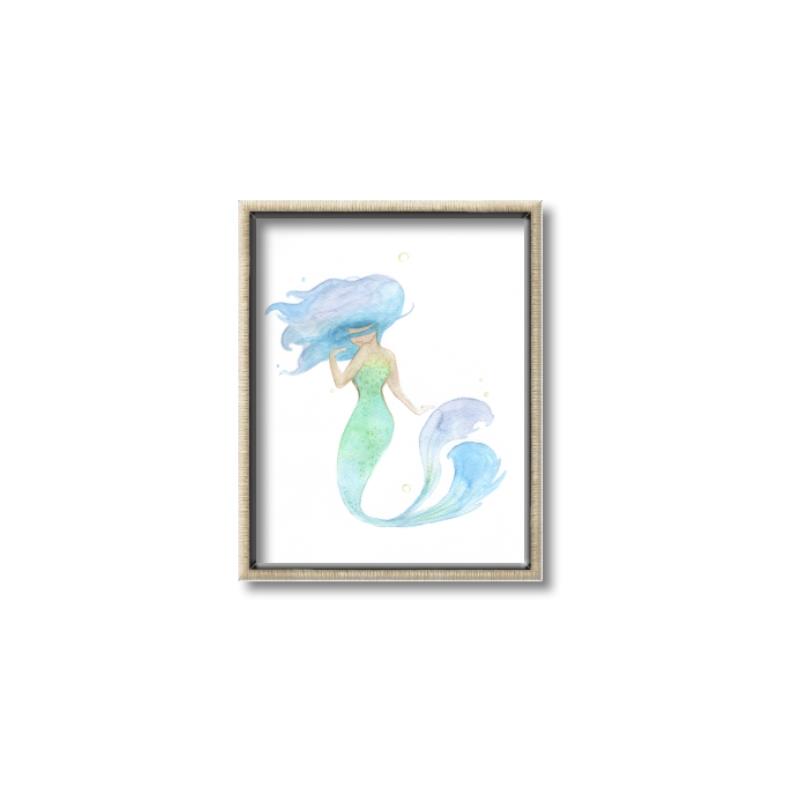 Picture of Mermaid Ana _GroupedProduct_Rectangle_Portrait_Mini_ _GroupedProduct_Rectangle_Portrait_Canvas_Framed_