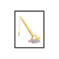 Picture of Crane _GroupedProduct_Rectangle_Portrait_Mini_ _GroupedProduct_Rectangle_Portrait_Canvas_Framed_