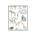 Picture of Zoo  Life _GroupedProduct_Rectangle_Portrait_Canvas_Framed_