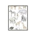 Picture of Zoo  Life _GroupedProduct_Rectangle_Portrait_Canvas_Framed_