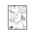 Picture of Zoo  Life _GroupedProduct_Rectangle_Portrait_Canvas_Framed_