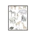 Picture of Zoo  Life _GroupedProduct_Rectangle_Portrait_Canvas_Framed_