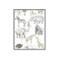 Picture of Zoo  Life _GroupedProduct_Rectangle_Portrait_Canvas_Framed_