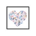 Picture of Colorful Heart I _GroupedProduct_Square_Mini_ _GroupedProduct_Square_Canvas_Framed_