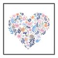 Picture of Colorful Heart I _GroupedProduct_Square_Mini_ _GroupedProduct_Square_Canvas_Framed_