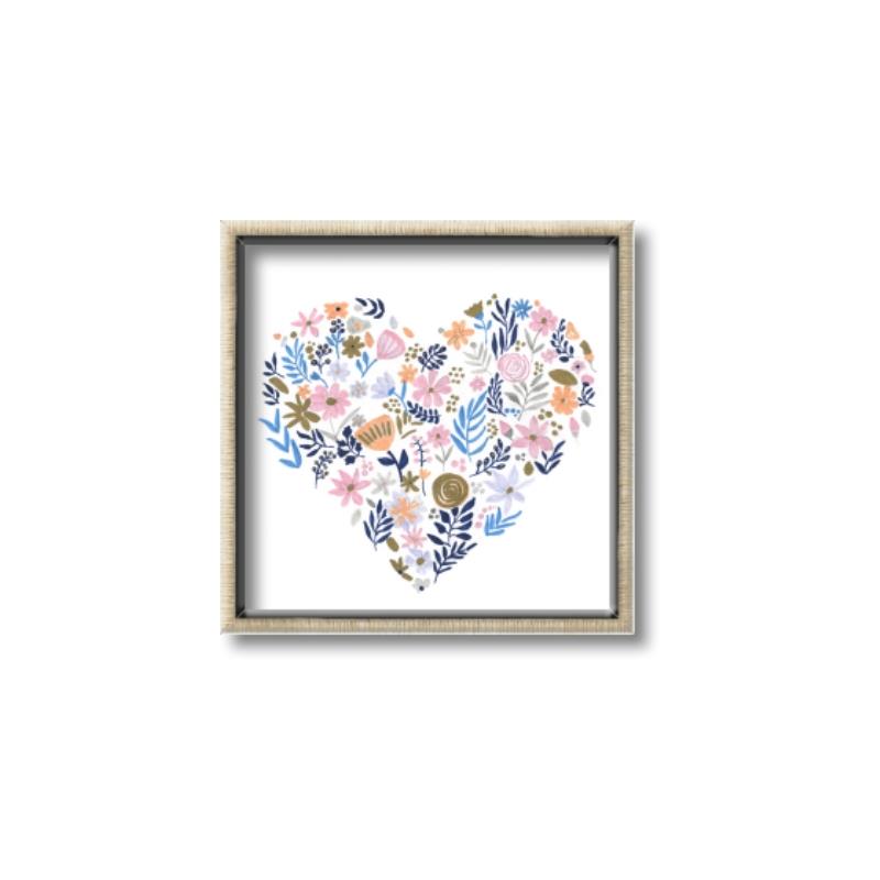 Picture of Colorful Heart II  _GroupedProduct_Square_Mini_ _GroupedProduct_Square_Canvas_Framed_