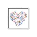 Picture of Colorful Heart II  _GroupedProduct_Square_Mini_ _GroupedProduct_Square_Canvas_Framed_